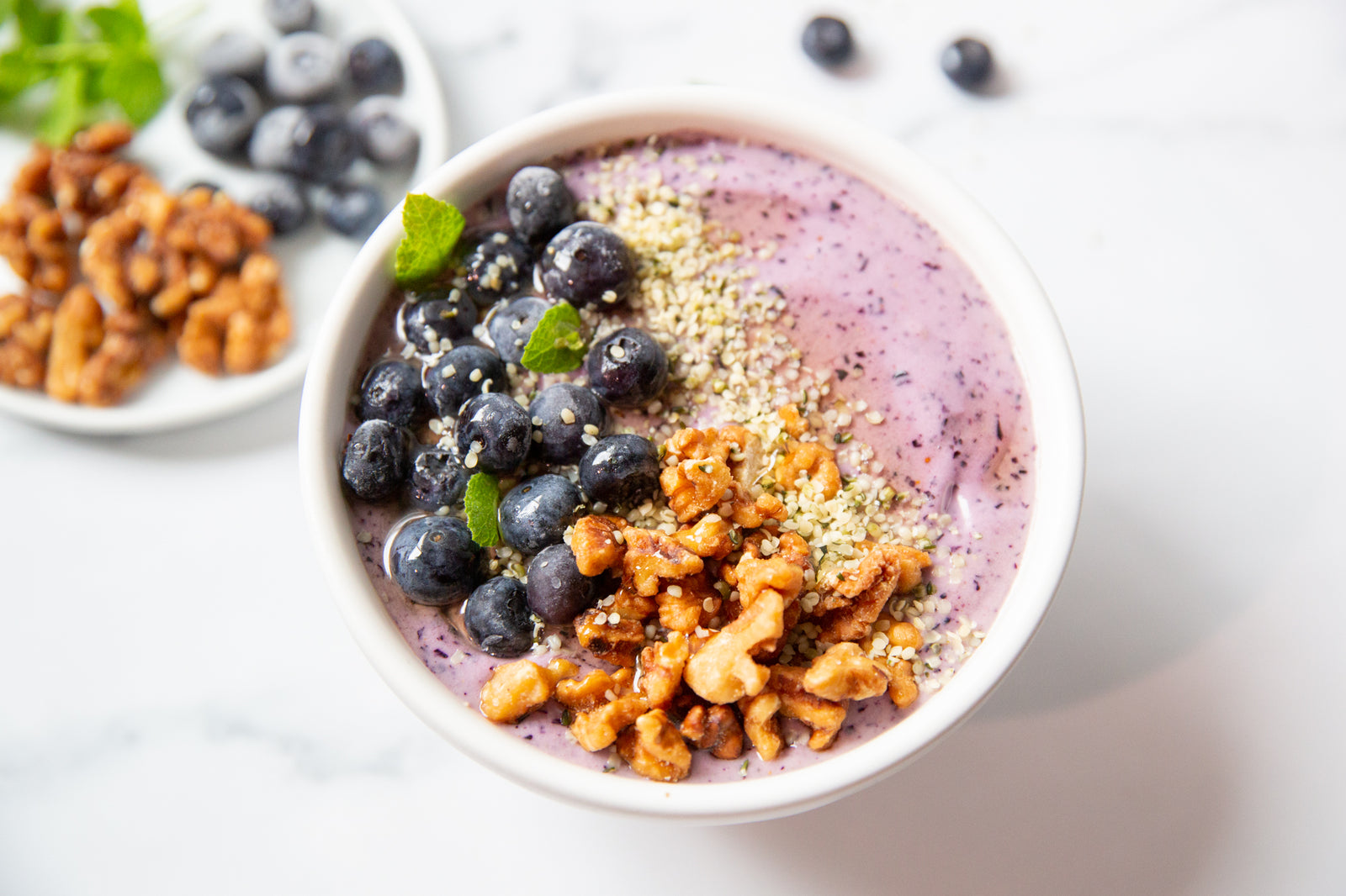 Santé Nuts | Blueberry Walnut Smoothie Bowl Recipe