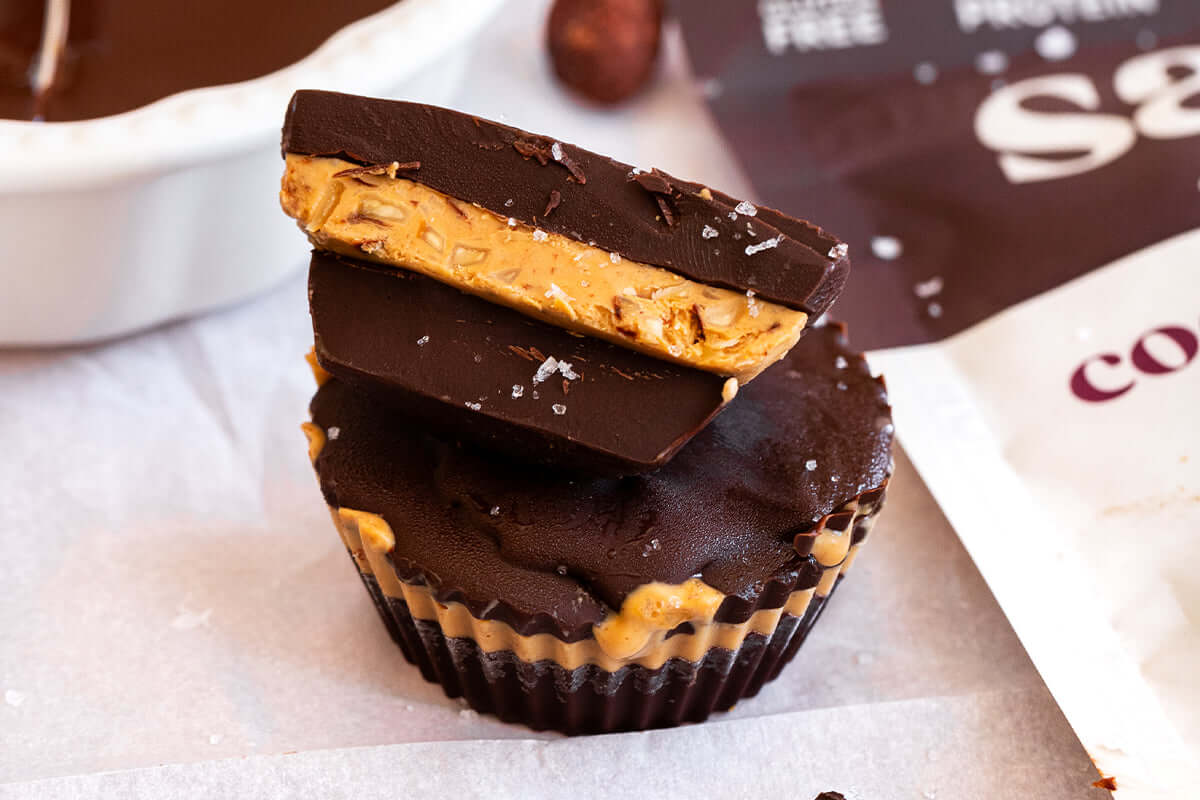 Santé Nuts - Chocolate Covered Almond Butter Cups Recipe