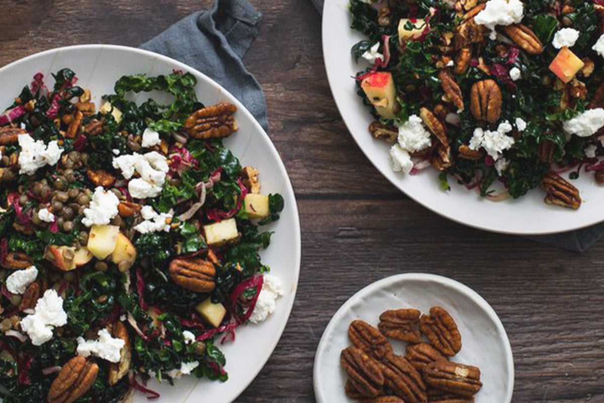 Santé Nuts - Vegetarian Sides & Salads for Fall - Recipes with Nuts