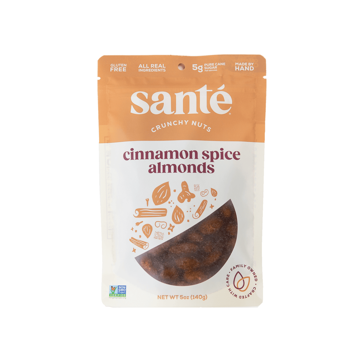 Santé Nuts | Cinnamon Spice Almonds