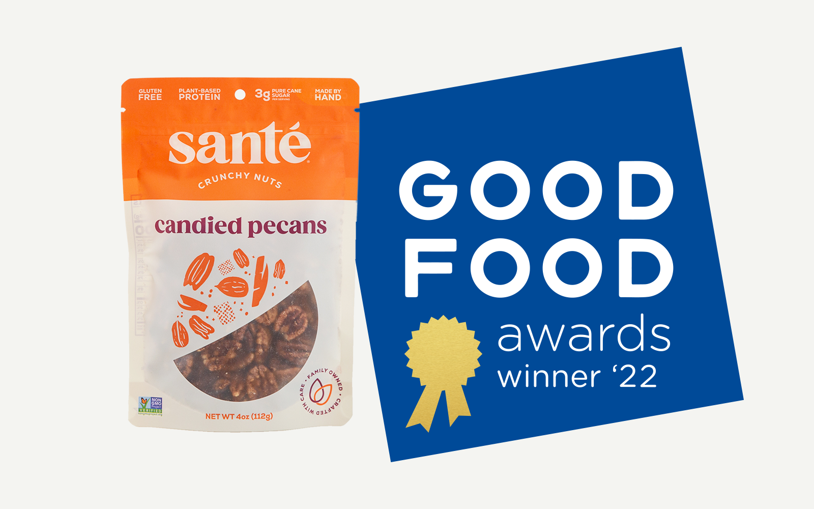 Santé Nuts is a 2022 Good Food Awards Winner!