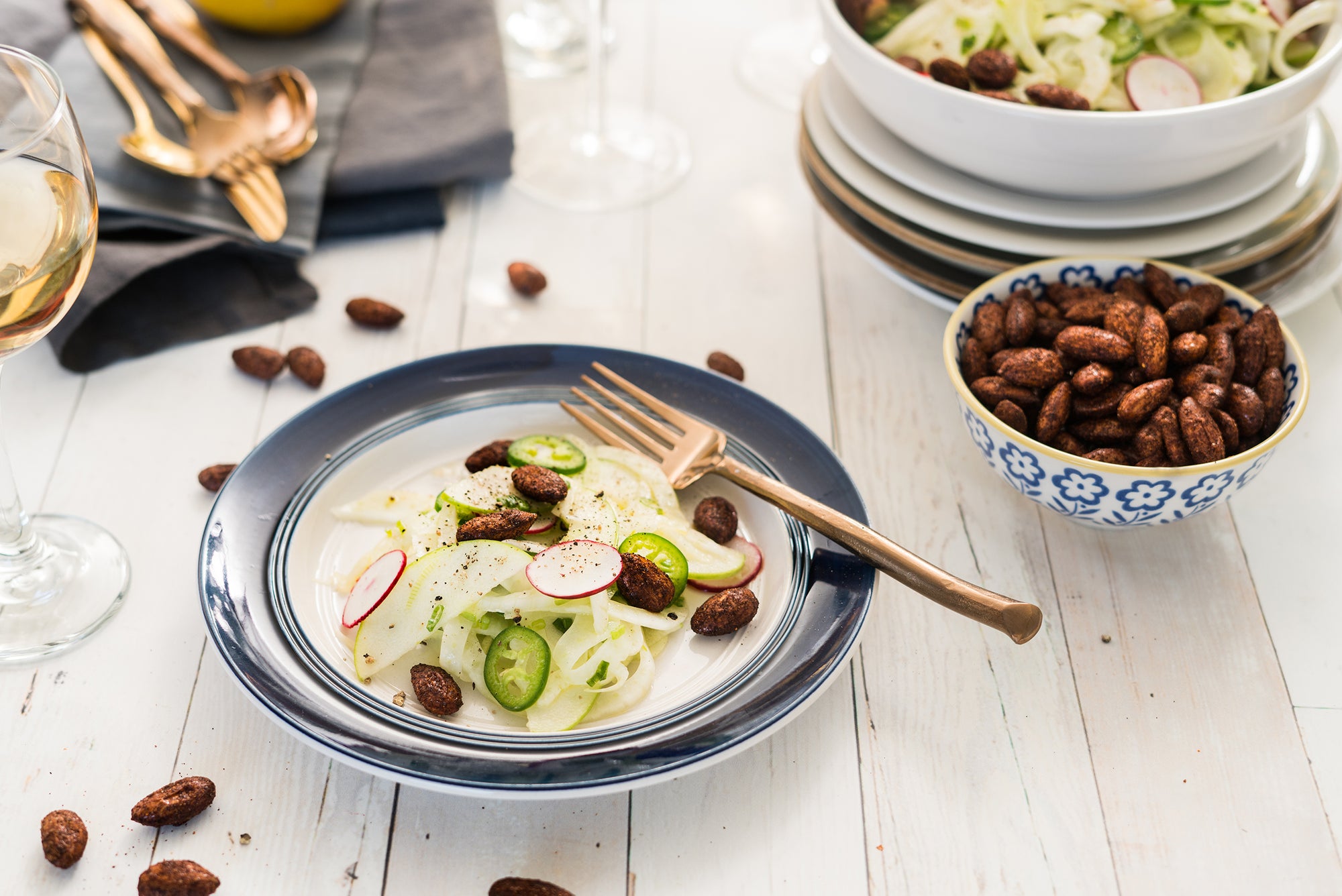 Santé Nuts - Spicy Fennel, Apple, Almond Salad