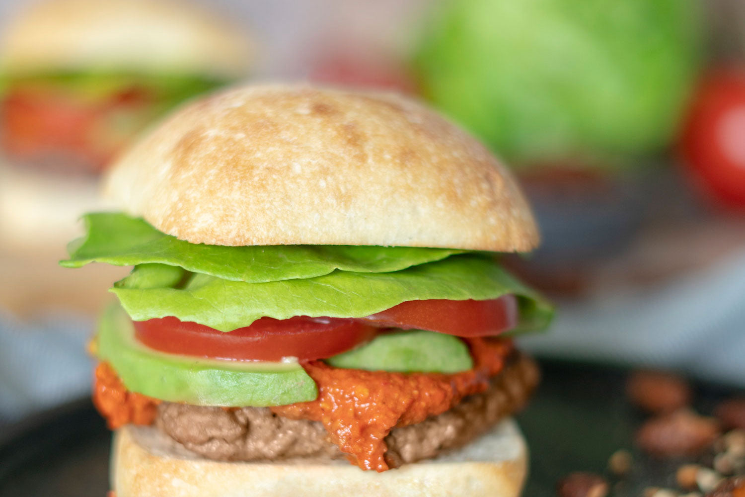 Santé Nuts - Romesco Burgers - Recipe