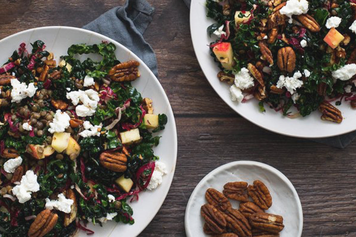 Santé Nuts - Vegetarian Sides & Salads for Fall - Recipes with Nuts