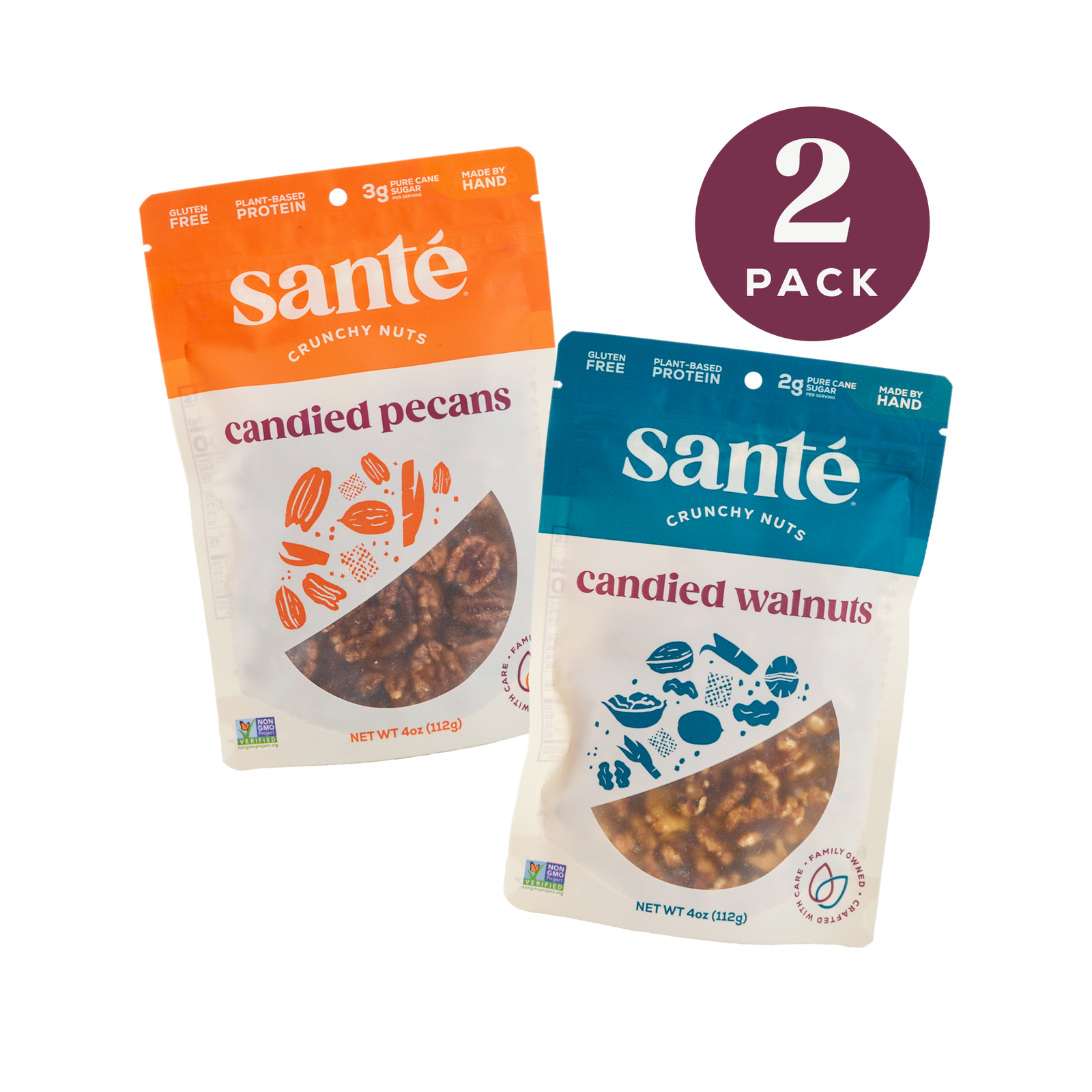 Santé Nuts - Candied Classics Variety Pack