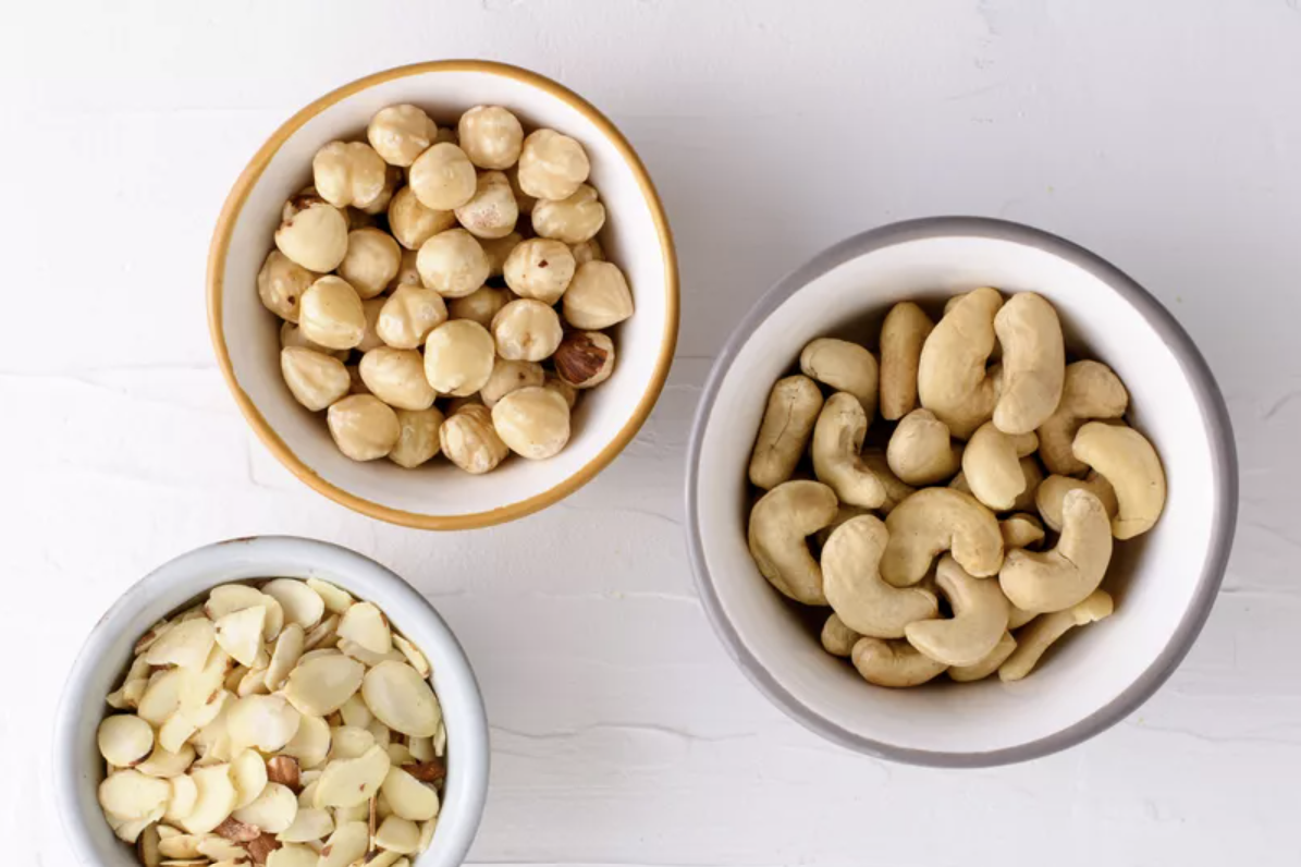 bowls of nuts