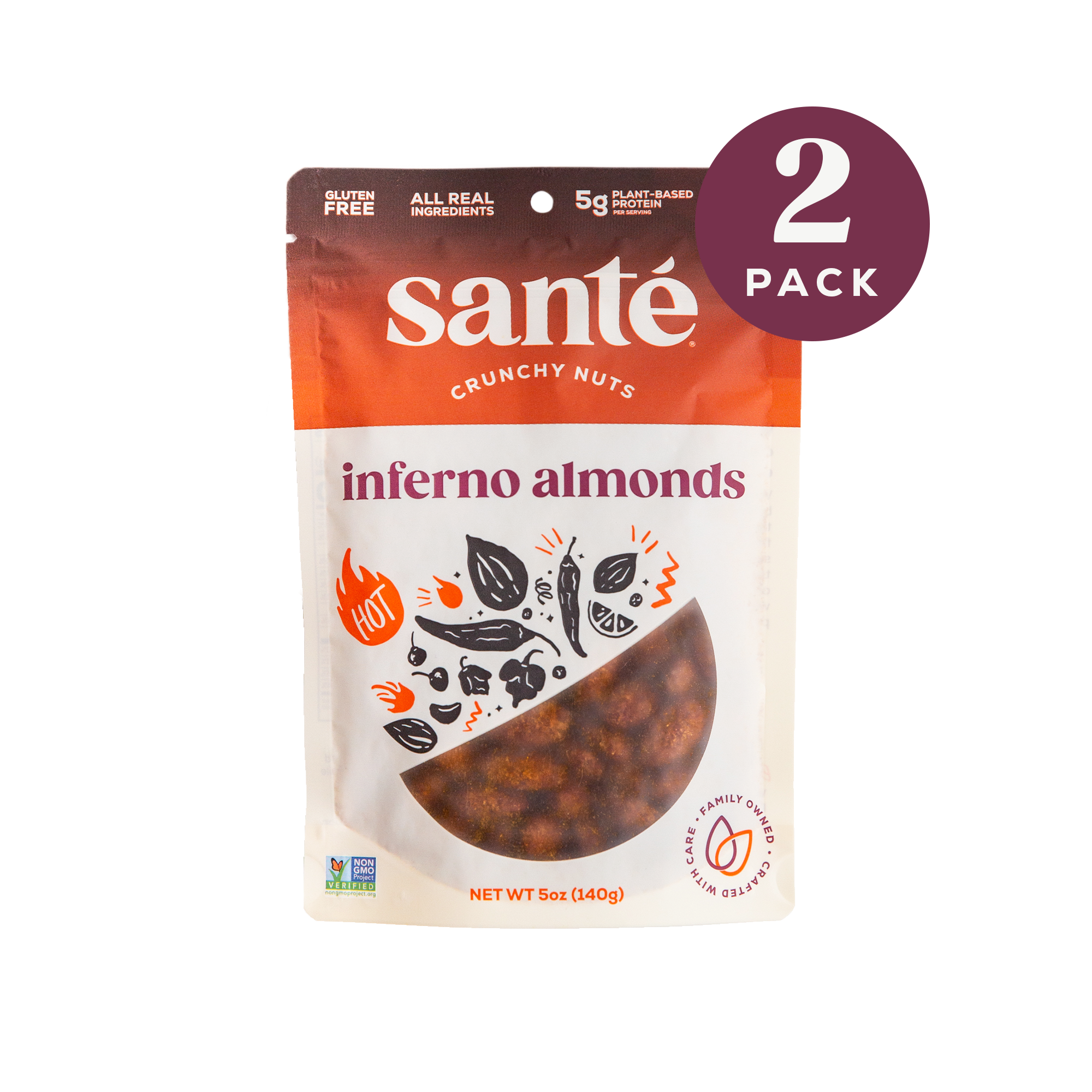 Santé Nuts | Inferno Almonds