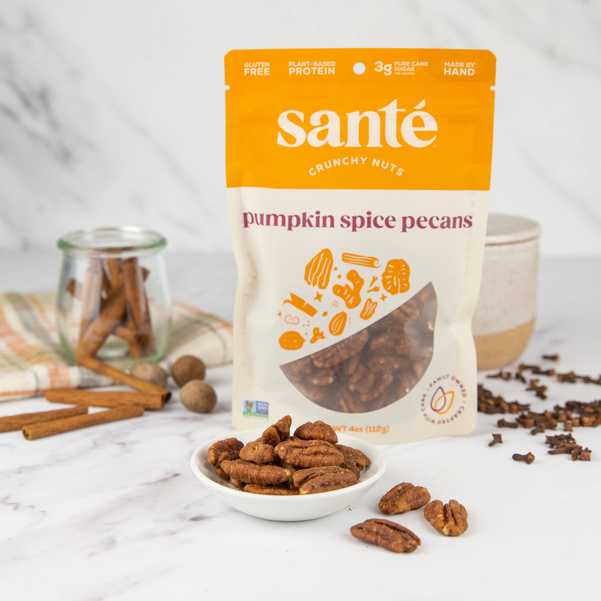 Santé Nuts - Pumpkin Spice Pecans_2