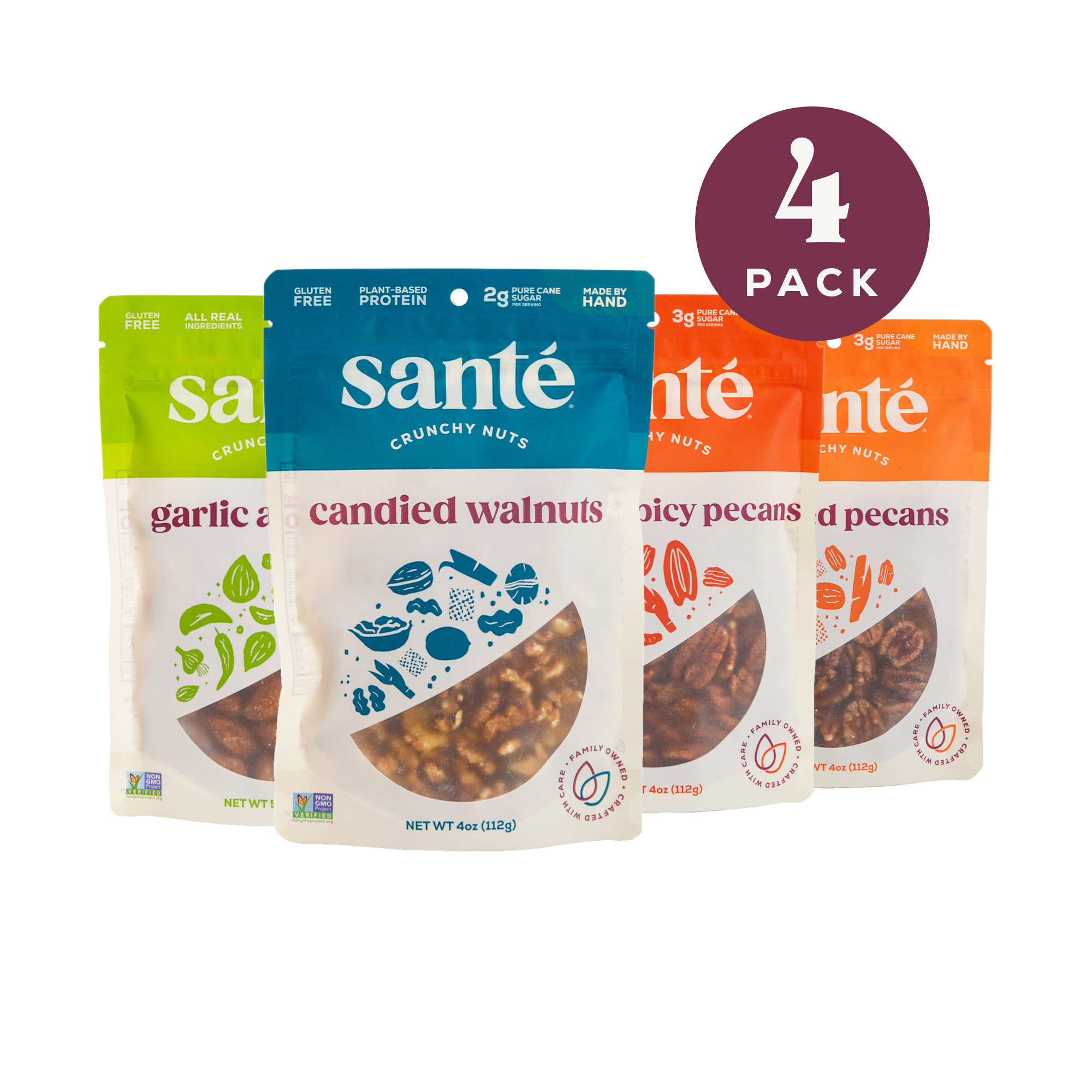 Santé Nuts | Salad Toppers Variety Pack